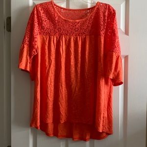 Ana XL orange blouse